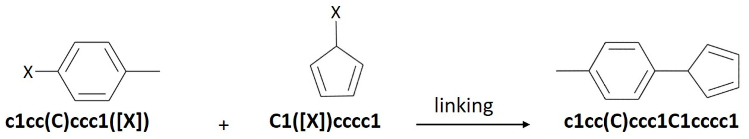 Linking two molecules